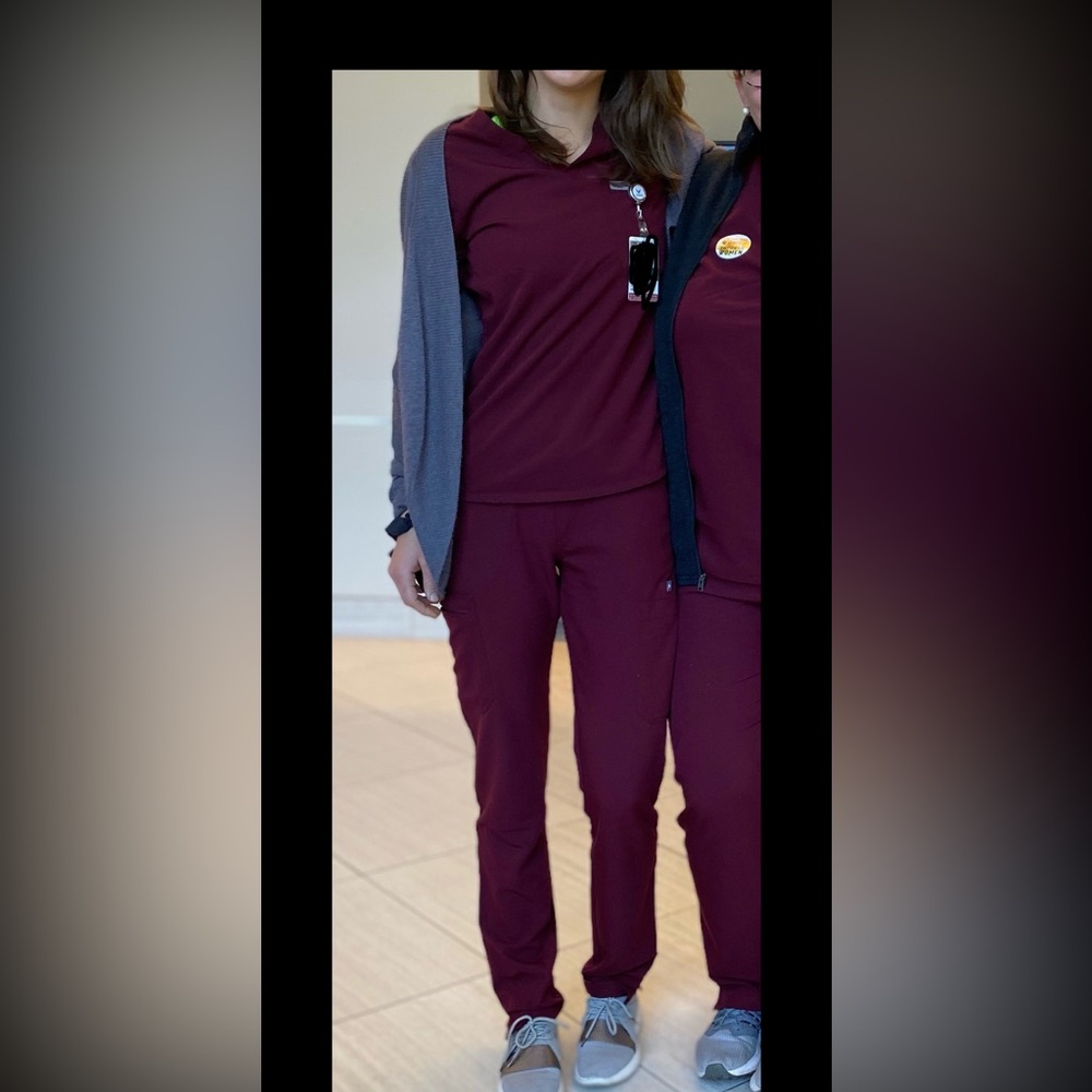 Maroon Figs scrubs